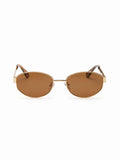 Gafas Riviera — Oval Dorada & Carey