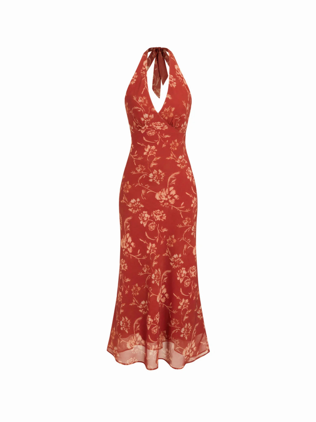 Vestido Maxi - Floral Halter