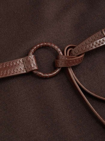 Vestido Mini Vera — Cuello Alto & Cinturón