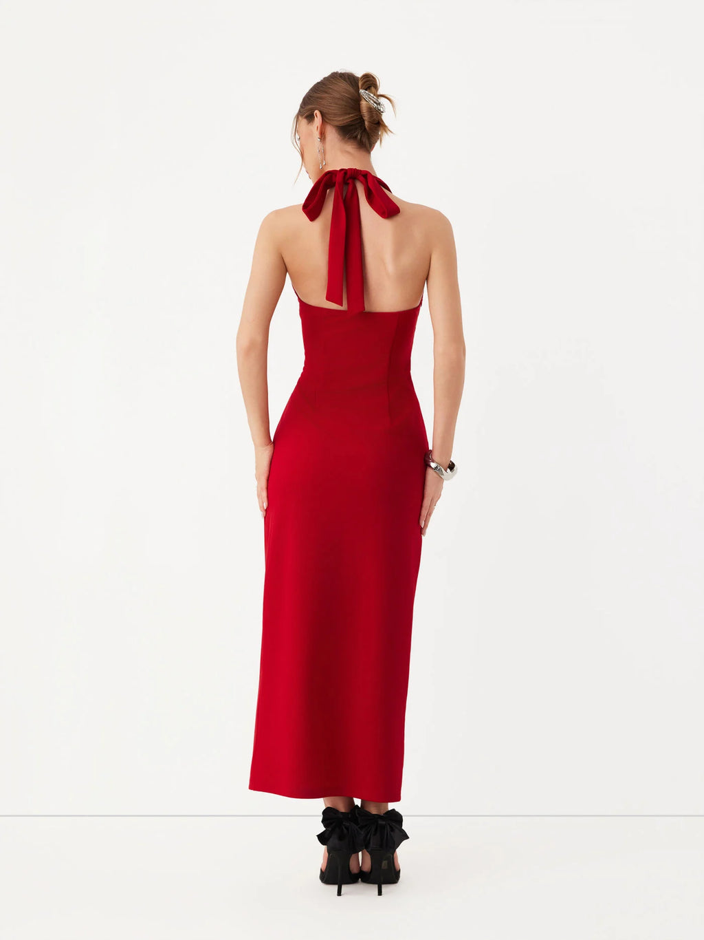 Vestido Lila - Halter Maxi Dress