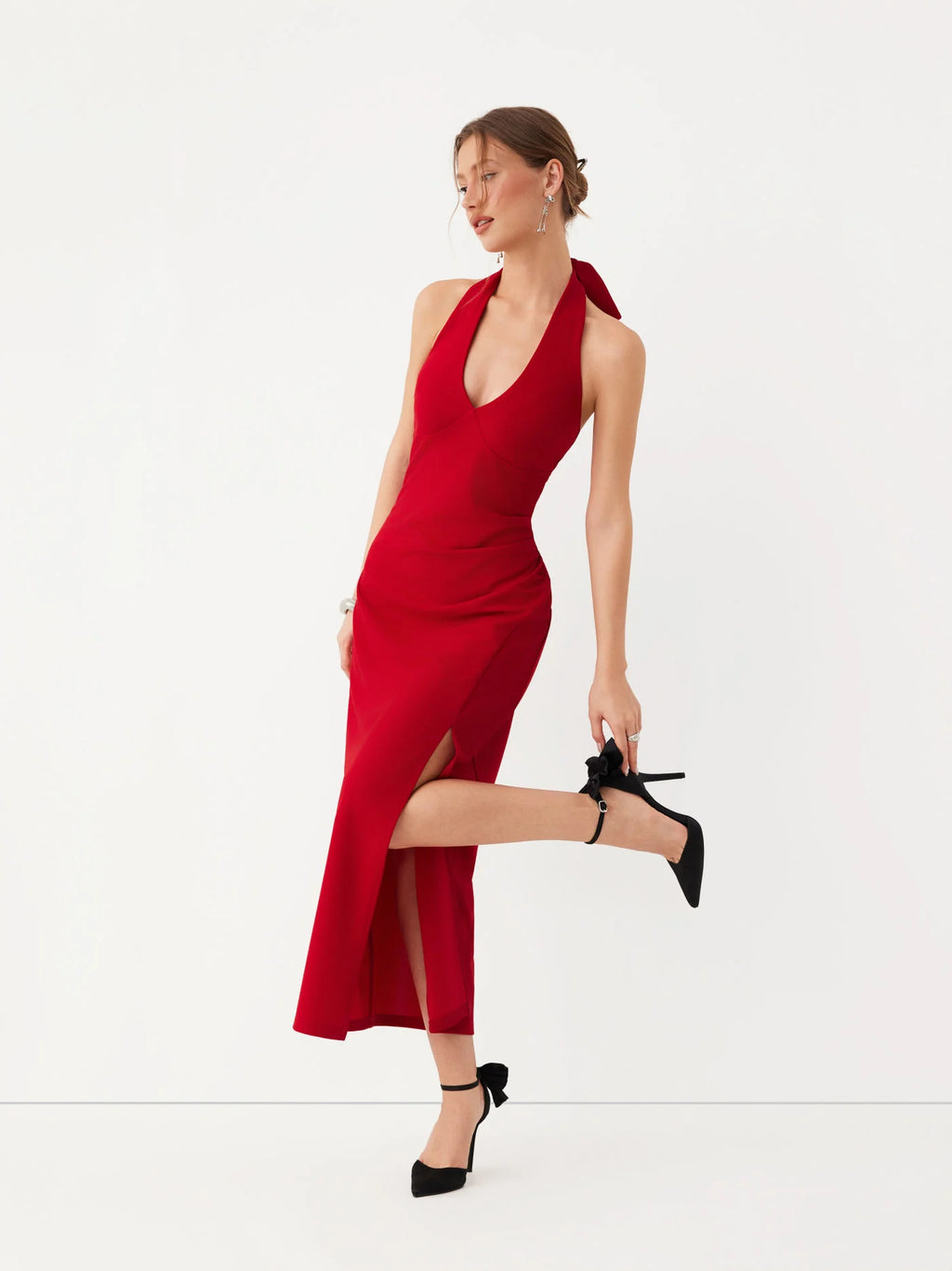 Vestido Lila - Halter Maxi Dress