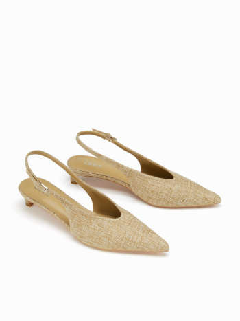 Zapatos Colette — Slingback Rafia Kitten