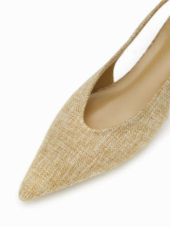Zapatos Colette — Slingback Rafia Kitten