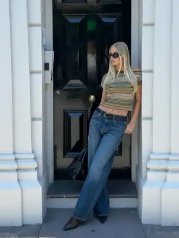 Top Anouk — Rayas Asimétrico