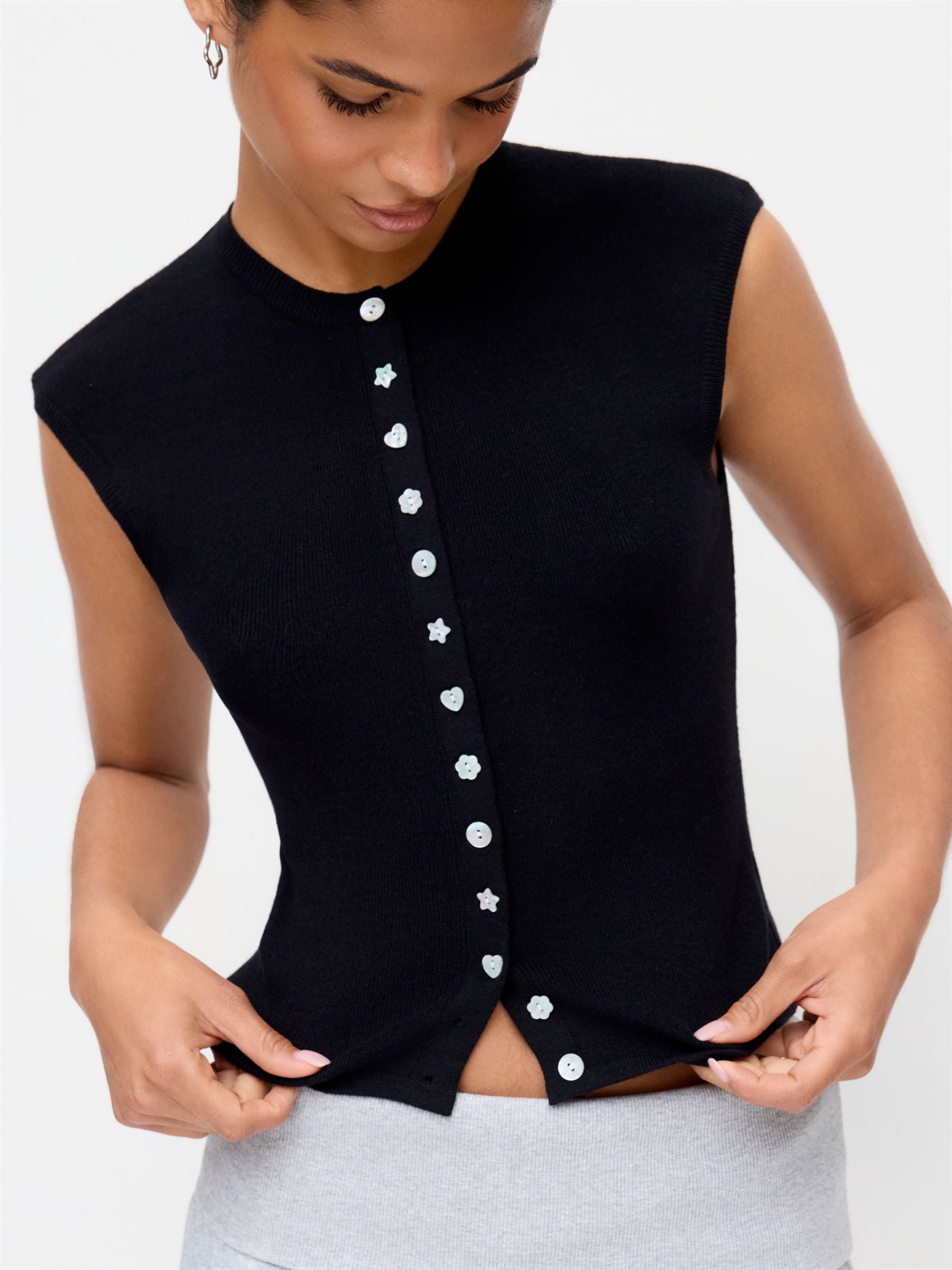 Top Olivia — Punto Botones Joya
