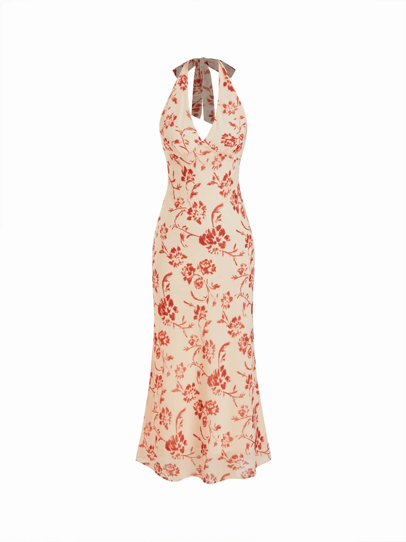 Vestido Maxi - Floral Halter