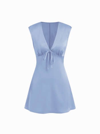 Vestido Mini Léa — Satén & Lazada