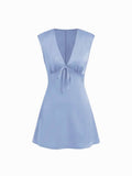 Vestido Mini Léa — Satén & Lazada