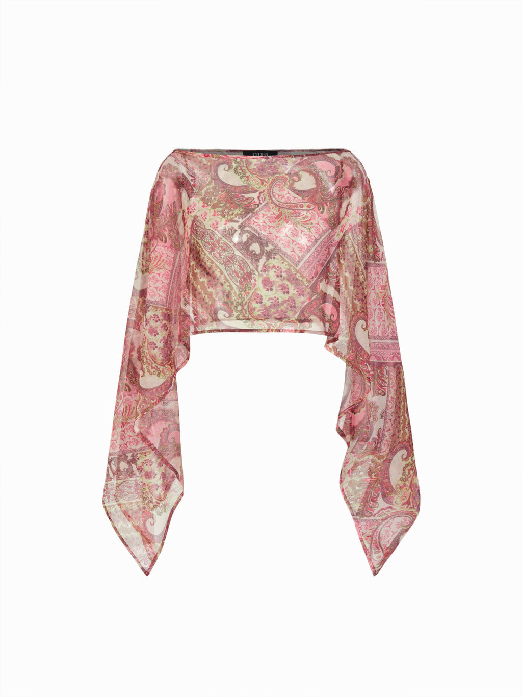 Blusa Romy — Paisley Manga Capa