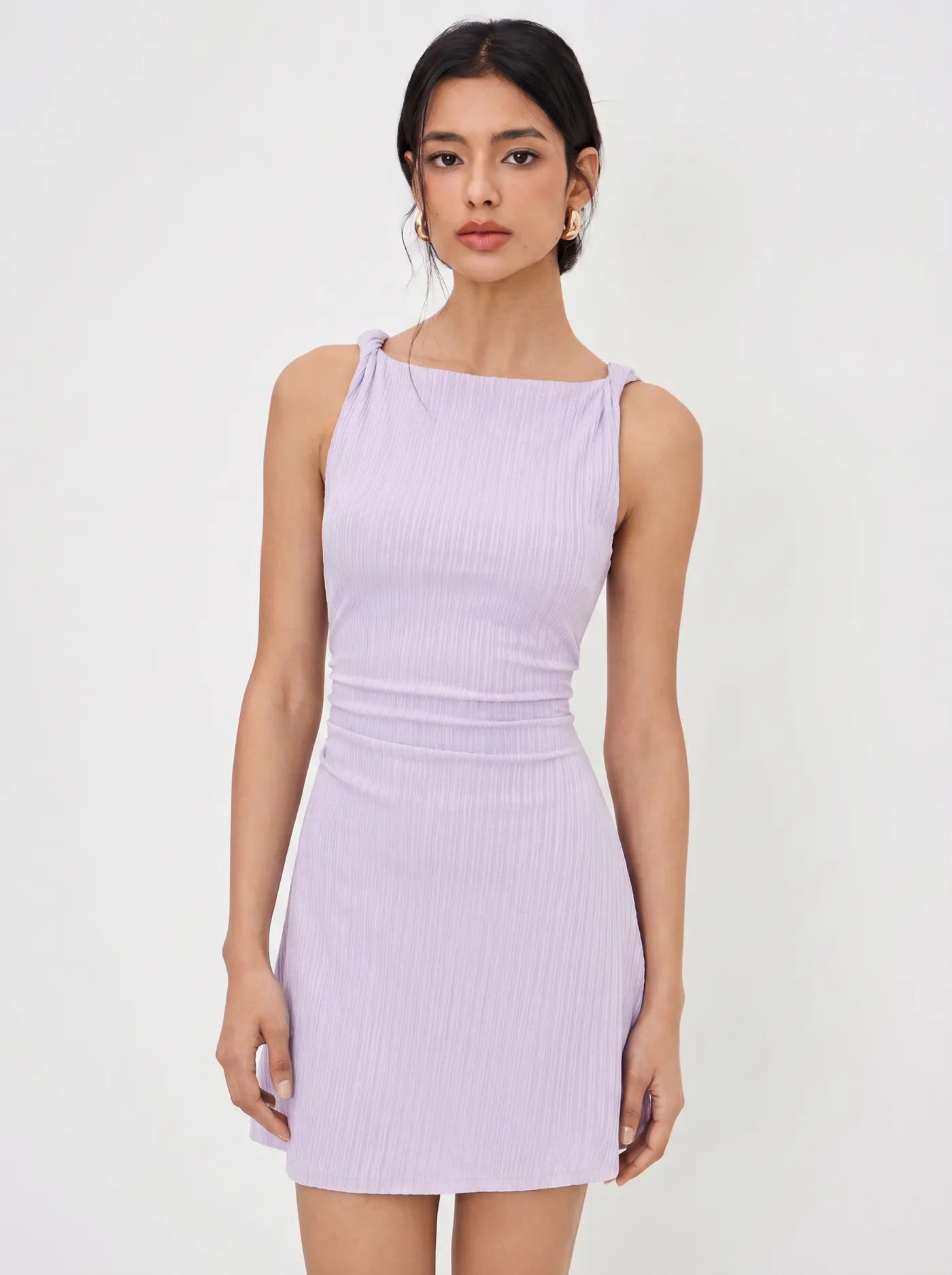Vestido Mini Mila — Drapeado Barco
