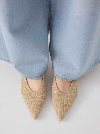 Zapatos Colette — Slingback Rafia Kitten