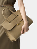Bolso Mira — Tote Cuero Avena & Dorado