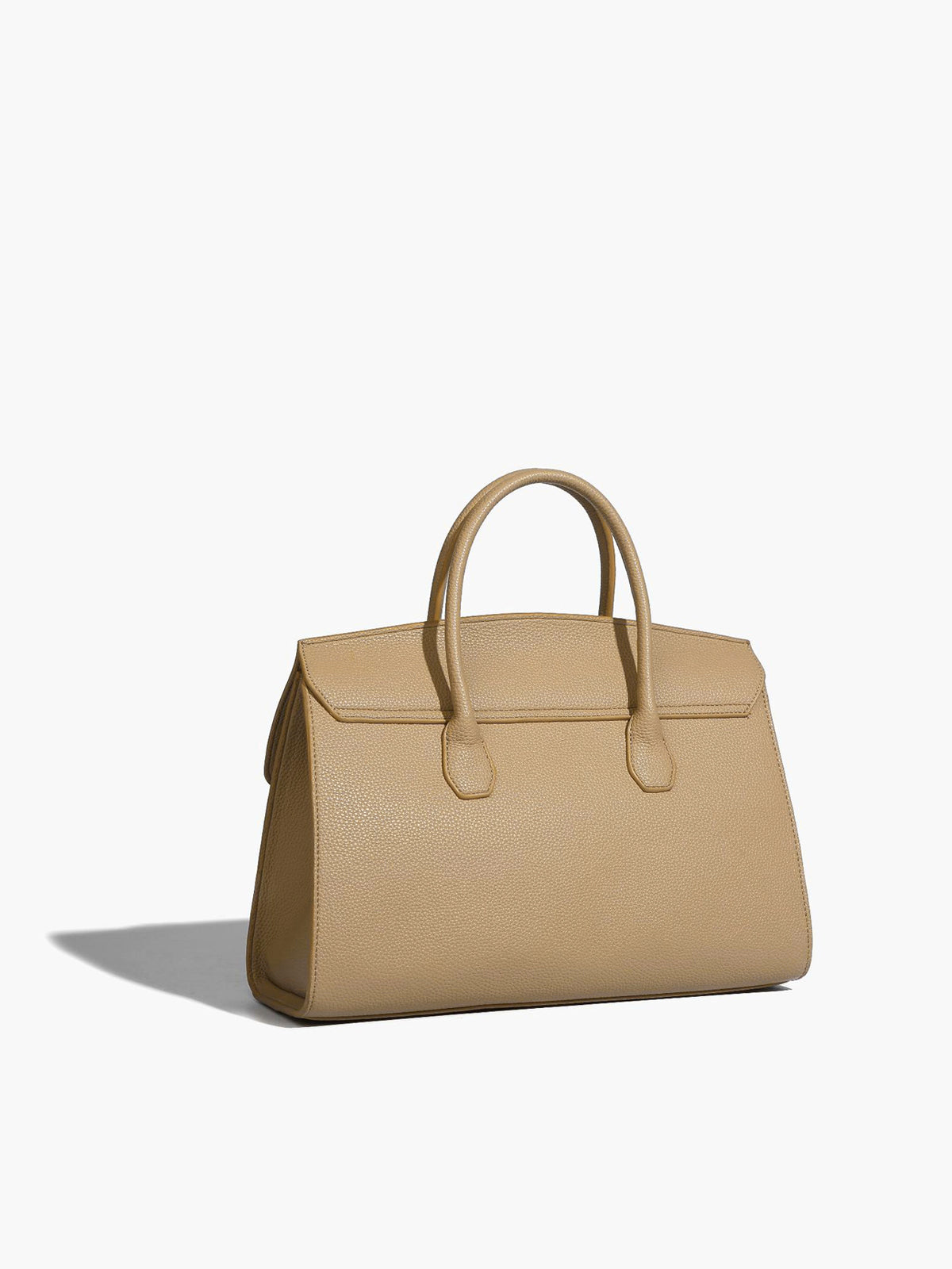 Bolso Mira — Tote Cuero Avena & Dorado