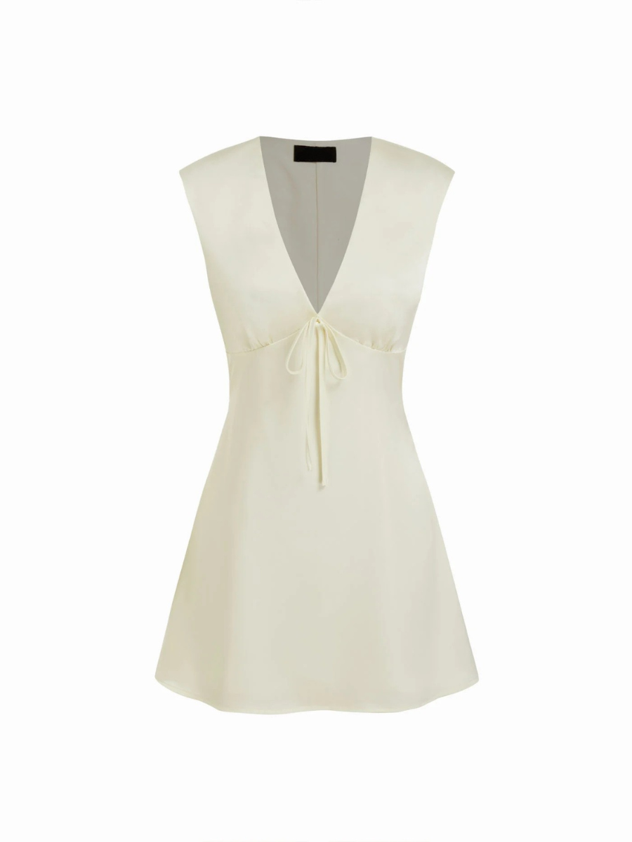 Vestido Mini Léa — Satén & Lazada