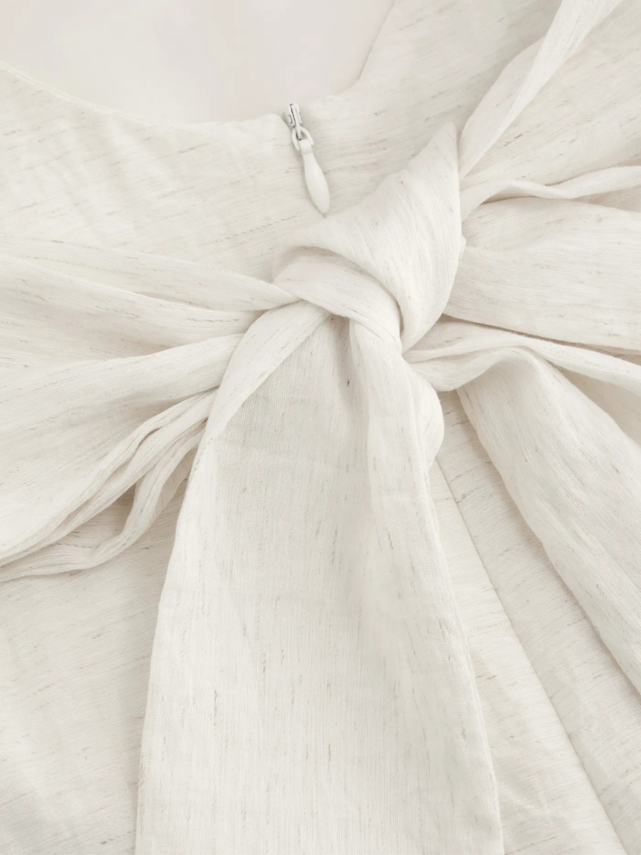 Vestido Mini Bianca — Lino